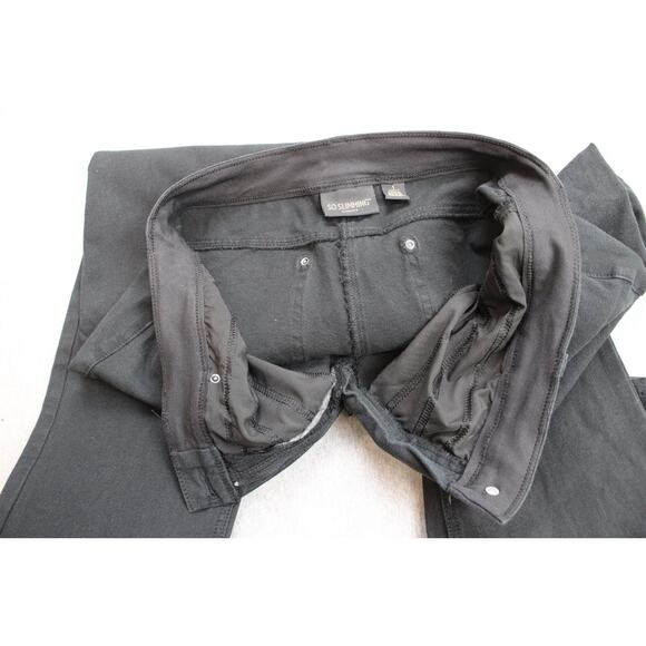 Chico's Jeans Womens Size 1 Black Stretch So Slimming Ankle Waistband High-Rise - Picture 3 of 8